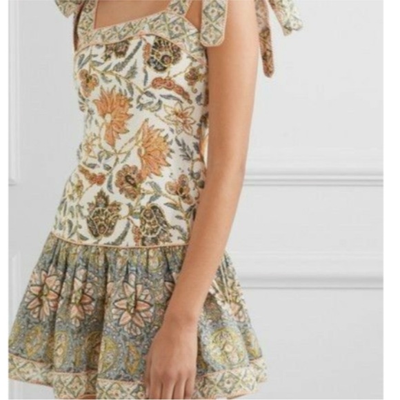 Zimmermann Multicolor Floral Mini Dress - Picture 2 of 11